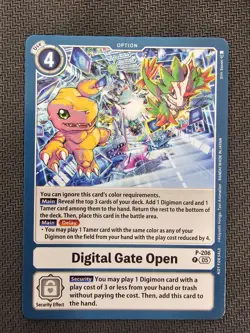 Digimon Card Game - Digital Gate Open - Promo (ENG) P-206 - Image 1