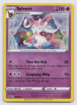 Sylveon Promo SWSH: Sword & Shield Promo Cards SWSH211 NM SWIRL - Image 1