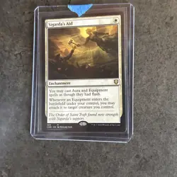 Sigarda's Aid - NON-FOIL Commander Legends #384 MINT - MTG - EXACT CARD PICTURED - Image 1
