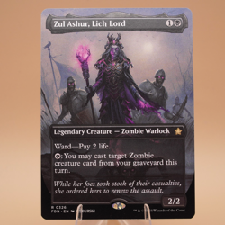 Zul Ashur, Lich Lord | 326 | Regular | Rare | Foundations | MTG | 2024 - Image 1