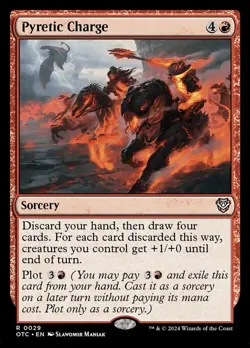 Pyretic Charge x1 - Commander: Outlaws of Thunder Junction - NM-Mint, English - - Image 1