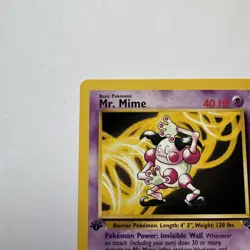 Mr. Mime 22/64 1st Edition Jungle Non-Holo Rare Pokemon TCG WOTC Vintage 1999 - Image 3