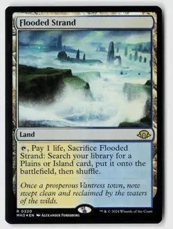 Flooded Strand #220 (Foil) (NM) Modern Horizons 3 MH3 Magic MTG - Image 1