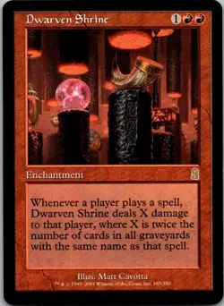 Dwarven Shrine Odessey MTG LP - Image 1