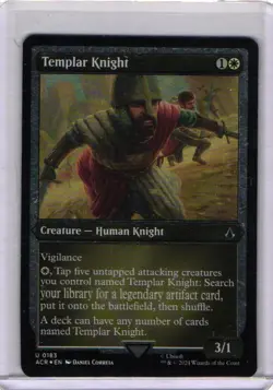 Templar Knight (Foil Etched) Universes Beyond: Assassin's Creed 183 - Image 1