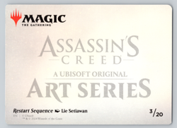 Restart Sequence Gold Stamped Art Series - MTG - Assassin's Creed - Image 2