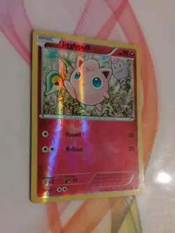 Jigglypuff - 65/124 - Common - Reverse Holo LP, English Pokemon XY Fates Collide - Image 1