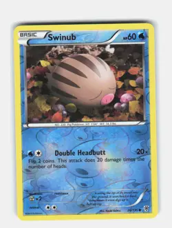 SWINUB 26/135 COMMON PLASMA STORM POKEMON NEAR MINT - Image 1