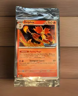 Delphox 013/086 Holo - Chaos Rising PROMO Stamped SEALED Pokemon TCG - Image 1