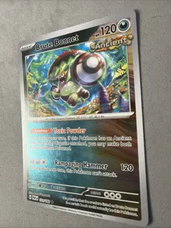 Pokemon TCG * Paradox Rift * 123/182 Brute Bonnet REVERSE HOLO Rare * FRESH PK - Image 2