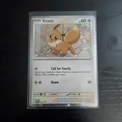 Eevee (Cosmos Holo) SVP 200 Holo Promo Scarlet & Violet Promo Pokemon Near Mint - Image 1