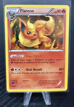 Flareon - XY Ancient Origins Cosmos Holo 013/098 2015 Pokemon TCG NM - Image 1