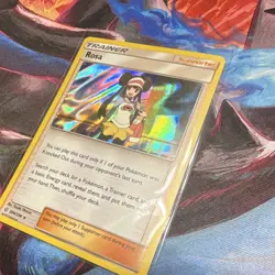 Pokemon TCG Rosa 204/236 Sm-Cosmic Eclipse Holo Rare Trainer English 2019 - Image 2