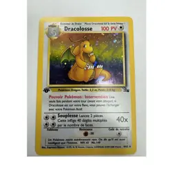 Wizards of the Coast Dracolosse 4/62 Fossil 1st Edition Holo Rare French - Image 1