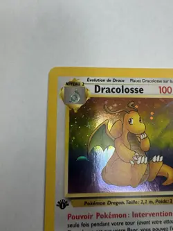 Wizards of the Coast Dracolosse 4/62 Fossil 1st Edition Holo Rare French - Image 2