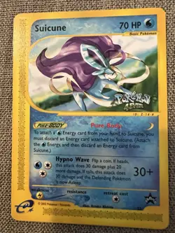 Pokemon TCG Suicune 53/53 Wotc Promo Regular Promo Basic 70 HP Eng - Image 1