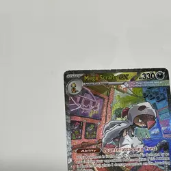 Nintendo Mega Scrafty EX 285/217 ASCension Secret Rare Full Art Holo 330HP EN - Image 2