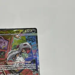 Nintendo Mega Scrafty EX 285/217 ASCension Secret Rare Full Art Holo 330HP EN - Image 3