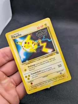 Pokemon Pikachu 4 Black Star Promo The First Movie WOTC Played - Image 2