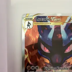 Lucario VSTAR SWSH291 Sword & Shield Promo Holo Full Art English 2023 270 HP - Image 5