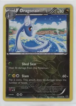 Dragonair Reverse Foil Pokemon XY Roaring Skies #50 - Image 1