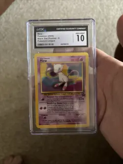 2000 Mew Black Star Promo 8 - GEM MINT Pokemon League CGC 10 - Image 1