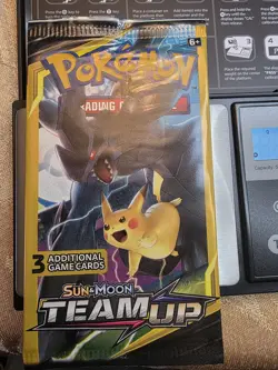 🔥 Pokemon Booster Pack ⭐ HEAVY🪨Team Up ⭐ Zekrom & Pikachu 🔥Sealed - Image 1
