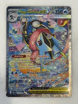 Mega Greninja ex SIR 116/086 Pokemon TCG Chaos Rising - Image 1