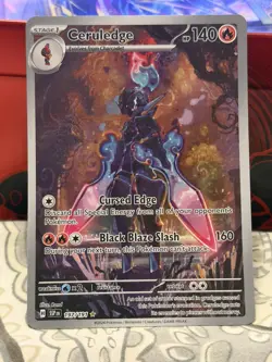 Ceruledge 197/191 Sv08: Surging Sparks Holo Full Art IR Pokemon - NM - Image 1