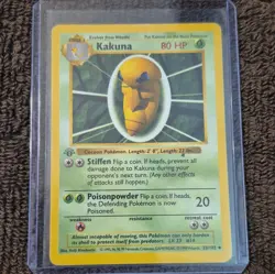 Pokemon TCG Kakuna 1st Edition Uncommon Base Set Shadowless 033/102 ENG - Image 1