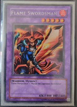 Yu-Gi-Oh! Flame Swordsman DB1-EN100 Unlimited Rare (Fusion Set) - Image 1