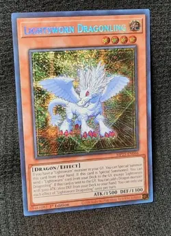 Lightsworn Dragonling 1st Edition Secret Rare MP25-EN066 Yu-Gi-Oh! - Image 1