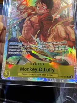Monkey.D.Luffy FOIL - (015) ST13-015 Ultra Deck: The Three Brothers - One Piece - Image 5