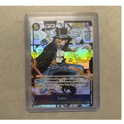 Sabo Manga One Piece CCG OP04-083 Kingdoms of Intrigue Alt Art Foil SR 6000 - Image 1