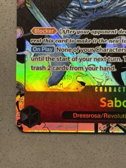Sabo Manga One Piece CCG OP04-083 Kingdoms of Intrigue Alt Art Foil SR 6000 - Image 5
