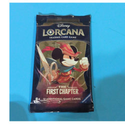 Disney Lorcana The First Chapter Booster Pack 12 Cards Ravensburger Mickey Mouse - Image 1