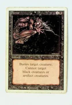 MTG Terror Unlimited Edition EN Magic The Gathering Instant Card - Image 1