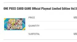 ONE PIECE Official Playmat & Card Limited Edition Vol.5 EB02-010 Presale English - Image 3
