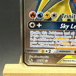 Pokemon Card Hidden Fates Moltres, Zapdos, Articuno GX 66/68 NM - Image 5