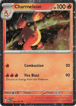 Charmeleon - (Cosmos Holo) Holo Promo Miscellaneous Cards & Products 005/165 NM - Image 1