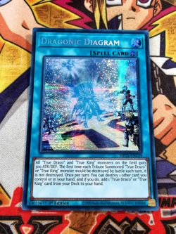 Dragonic Diagram mp25-en139 1st Edition (NEW) Prismatic-Secret Rare Yu-Gi-Oh! - Image 1