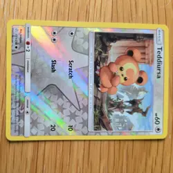 TEDDIURSA 171/236 POKEMON CARD (COSMIC ECLIPSE SET) REVERSE HOLO - Image 2