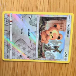 TEDDIURSA 171/236 POKEMON CARD (COSMIC ECLIPSE SET) REVERSE HOLO - Image 3