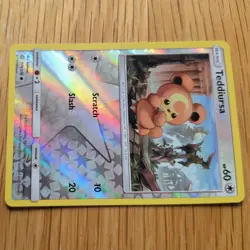 TEDDIURSA 171/236 POKEMON CARD (COSMIC ECLIPSE SET) REVERSE HOLO - Image 4