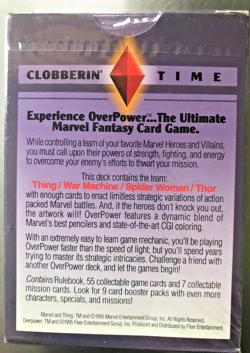 1995 Marvel Overpower Card Game New Sealed Four Games - Image 5