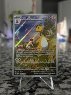 Ampharos 090/086 Me04: Chaos Rising Holo (card #1 Of two copy’s) - Image 1