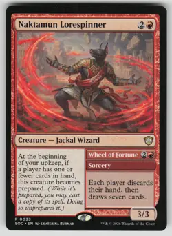 Naktamun Lorespinner Rare Commander: Secrets of Strixhaven 33 MTG Near Mint 2026 - Image 1