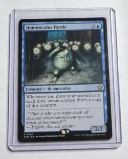 Homunculus Horde #41 Foundations Rare Creature MTG NM/M - Image 1