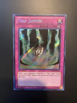 Trap Jammer LCJW-EN111 1st Edition Secret Rare Yu-Gi-Oh - Image 3