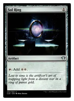 Sol Ring 252 UC Commander 2020 NM - Image 1